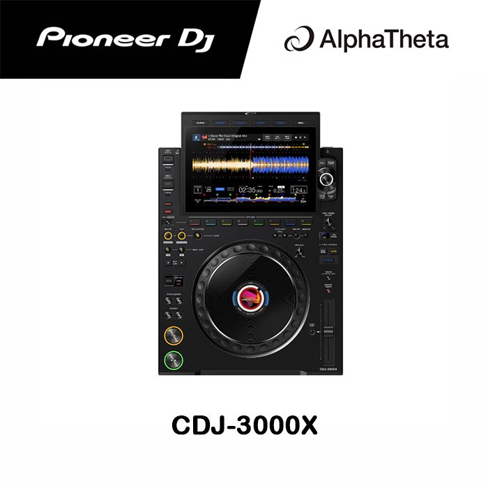 Pioneer DJ AlphaTheta CDJ-3000X Next Generation Professional DJ Player CDJ3000X