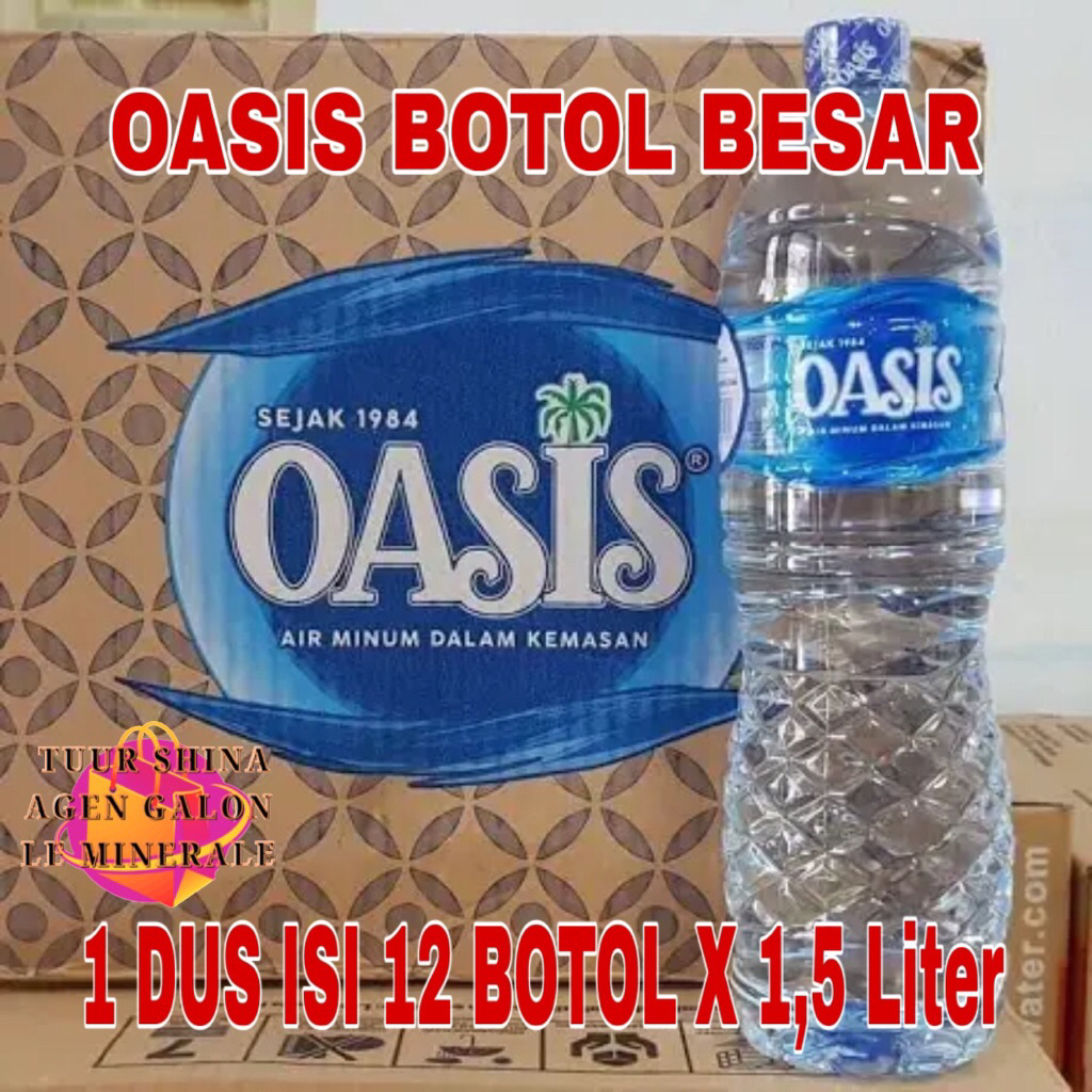 

Oasis Botol Besar 1 Dus Isi 12 Botol X 1,5 Liter