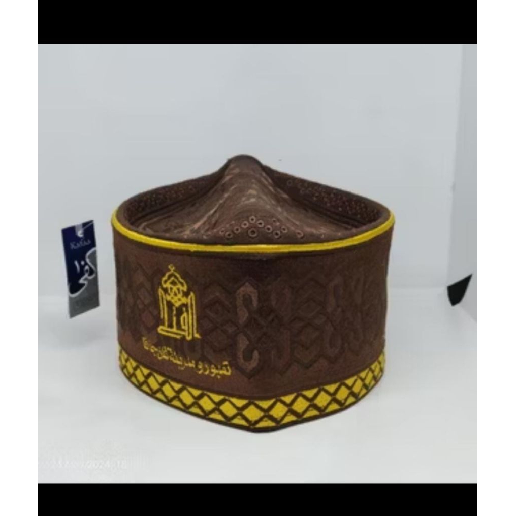 Peci Oman Merek Al Kafa logo Al Fatah temboro