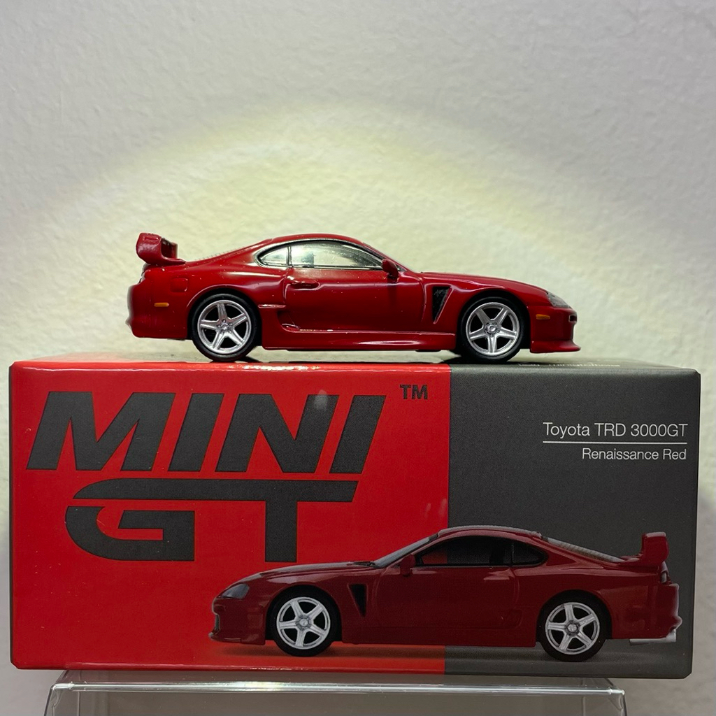 MINI GT TOYOTA TRD 3000GT RENAISSANCE RED DIECAST MINIGT SUPRA MK4