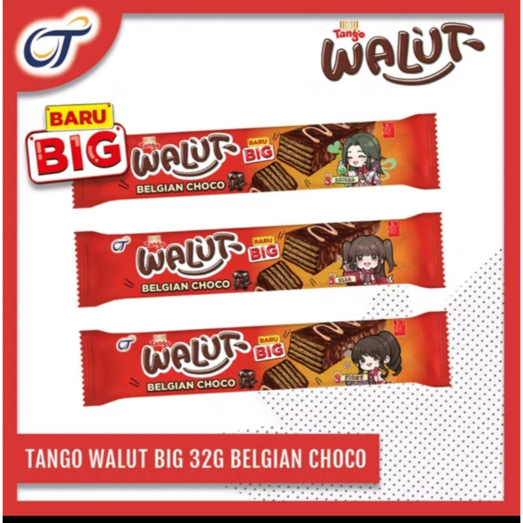 TANGO WAFER WALUT COKLAT 32GR