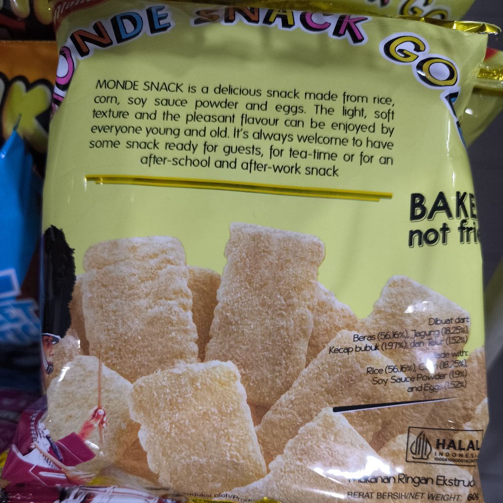 

Monde Snack Gold 60g