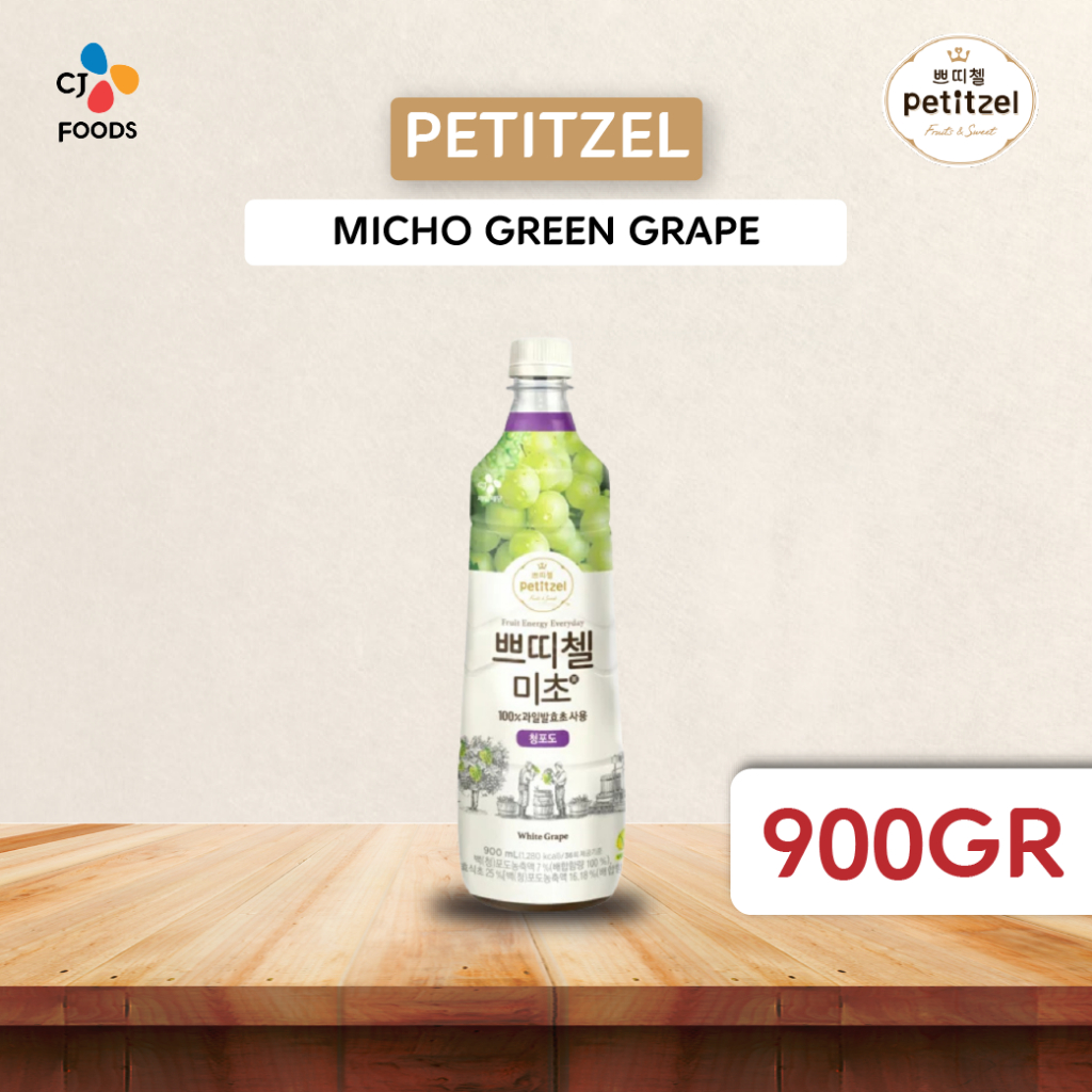 

PETITZEL Micho Green Grape / Minuman Cuka Anggur Hijau 900 Gram