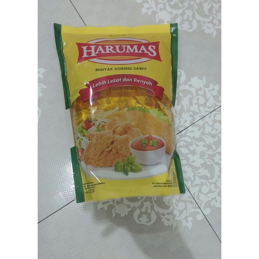 grosir minyak goreng harumas 2 liter murah
