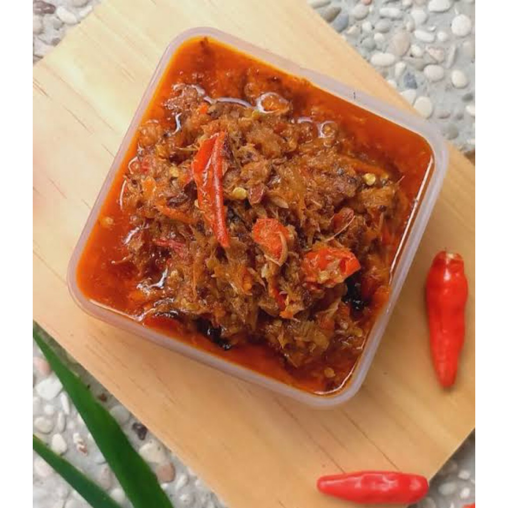 

Sambel Dapur Fahyra Dapat 3 Paket Sambal 250ML Sambal Cumi Tuna Terasi Premium