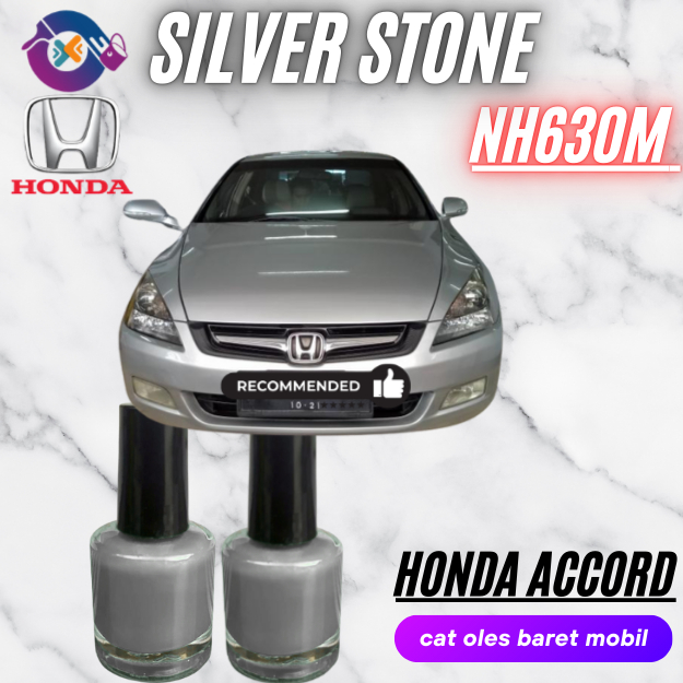 Cat SILVER STONE Metalik Penghilang Baret Untuk Mobil Honda Jazz CRV City Accord Old