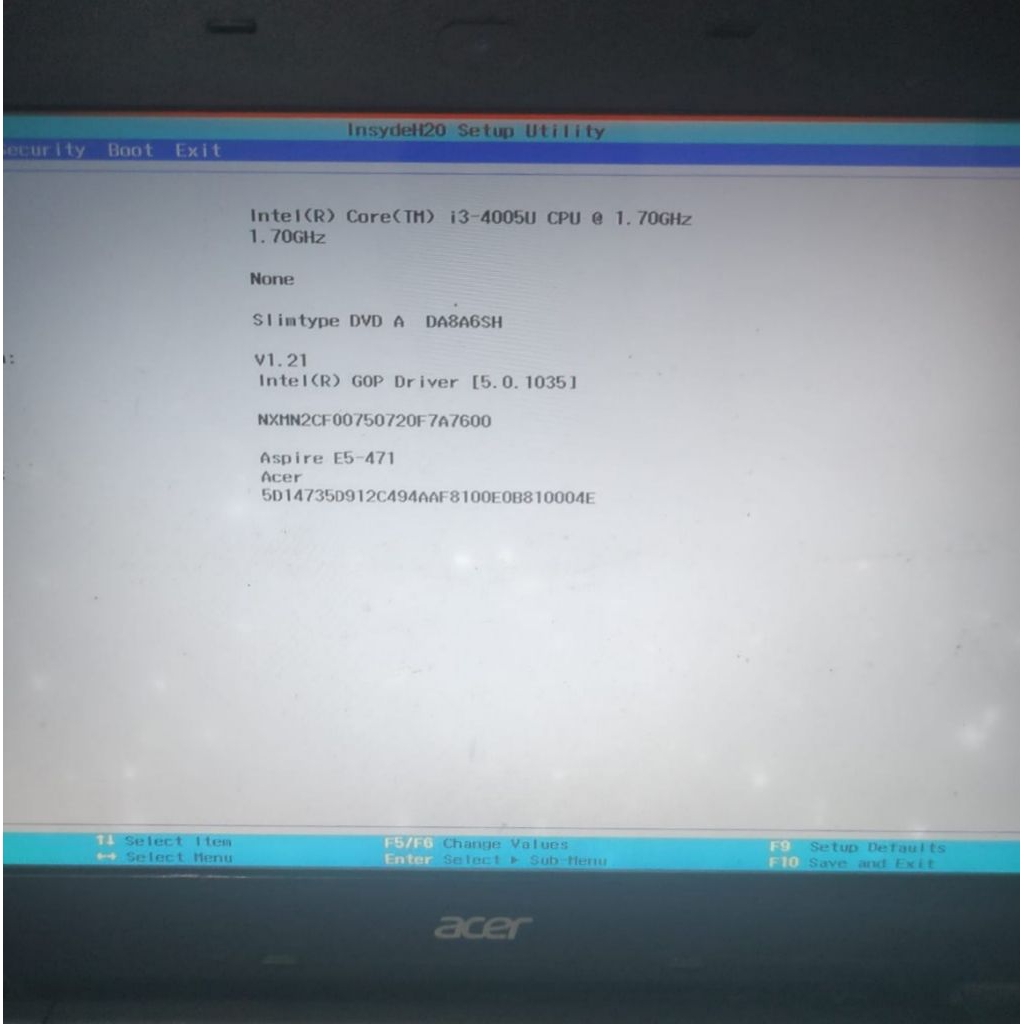 Motherboard Mainboard Mobo Mesin Hidup Normal Laptop Acer  E5-471 E5-471G