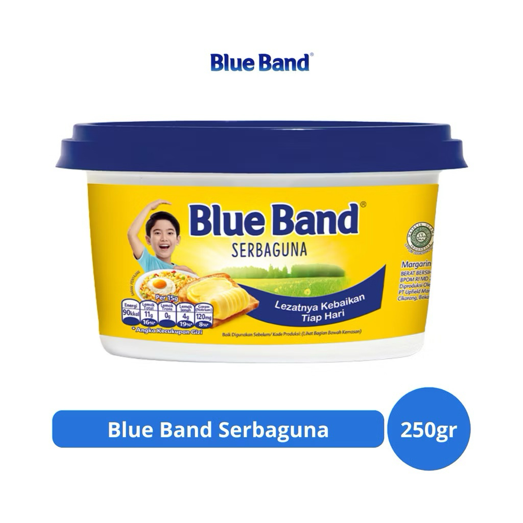 

Blue Band Cup 250g / Blueband Margarin serbaguna