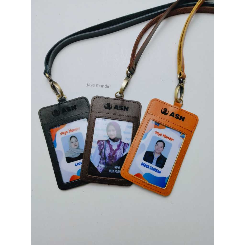 

OID CARD HOLDER KULIT ASLI BISA CUSTOM NAMA FRI CUSTOM LOGO ASN MDEL SIMPEL