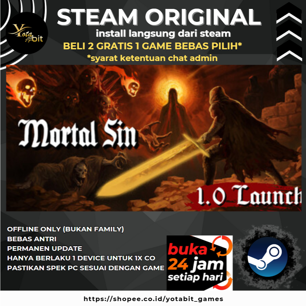 Mortal Sin Offline PC Game Original