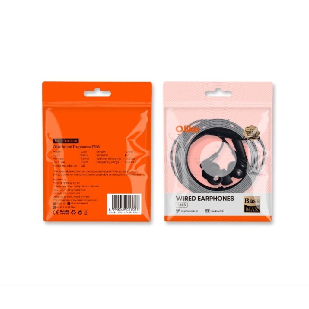 Headset Olike E30S Earphone