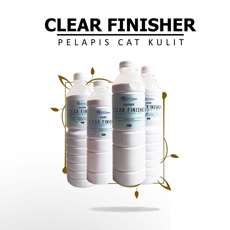 Finisher Cat Leather Paint Kulit Sintetis Glossy Pelapis Akhir Cat Pelindung Cat Kulit Sepatu Tas