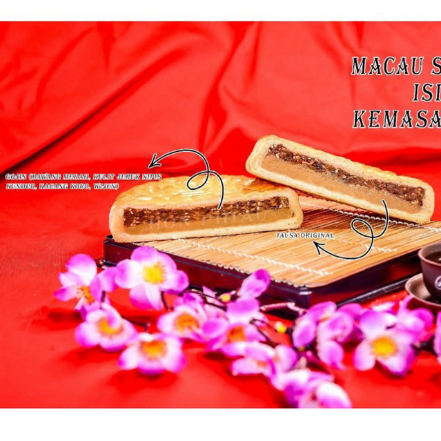 

KUE BULAN SUNG LIAU PIA / PHIA GOJIN NONHALAL MERK HONPHIAU SINGKAWANG