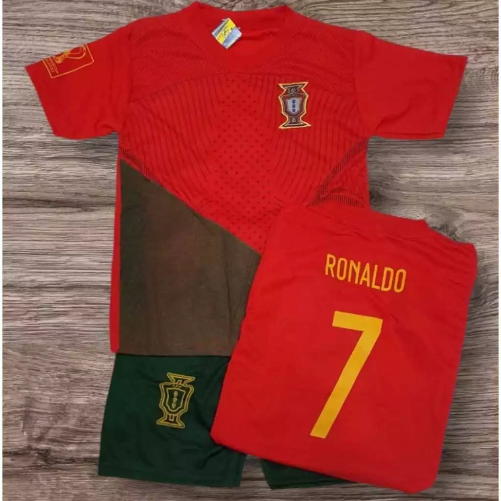 Jersey anak Portugal Ronaldo CR7 kaos bola piala dunia best seller high quality original premium ter