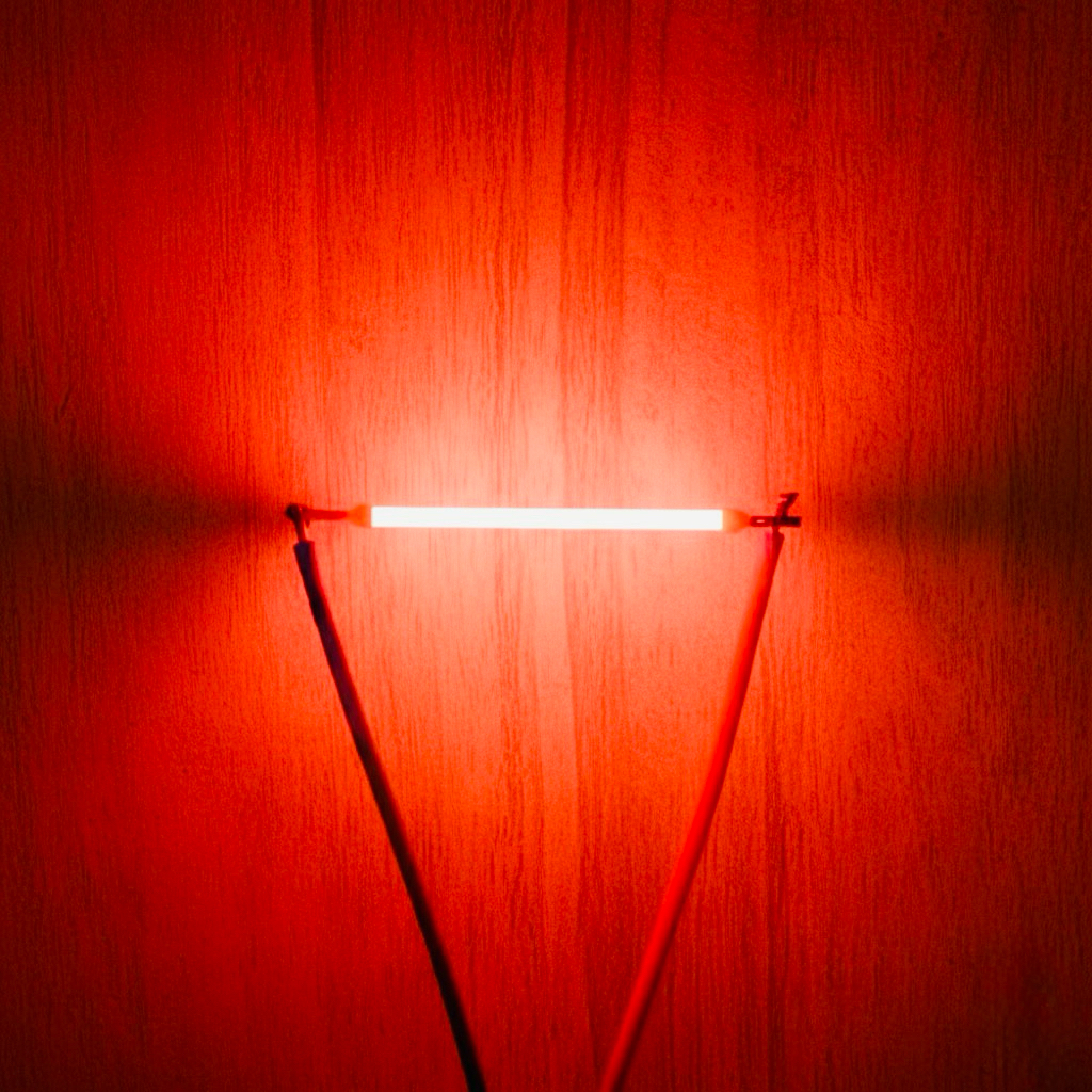 LED Filament Edison 3V 38mm 150mA Red Merah COB LED Filamen Bulb (Grosir)