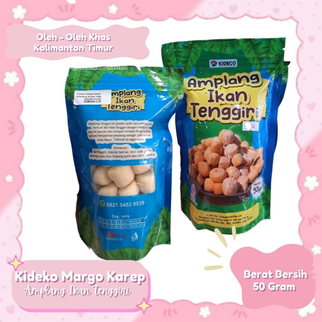 Amplang Tenggiri Kideco – Gurih Renyah Asli Kalimantan Timur