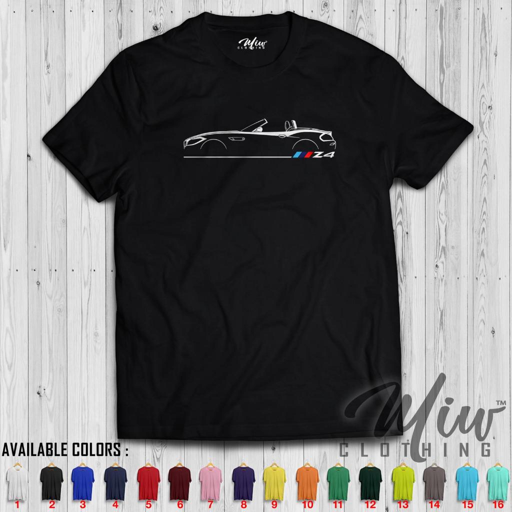 Kaos Baju Distro BMW Z4 Katun Premium - BMW Z4 E89 Siluet