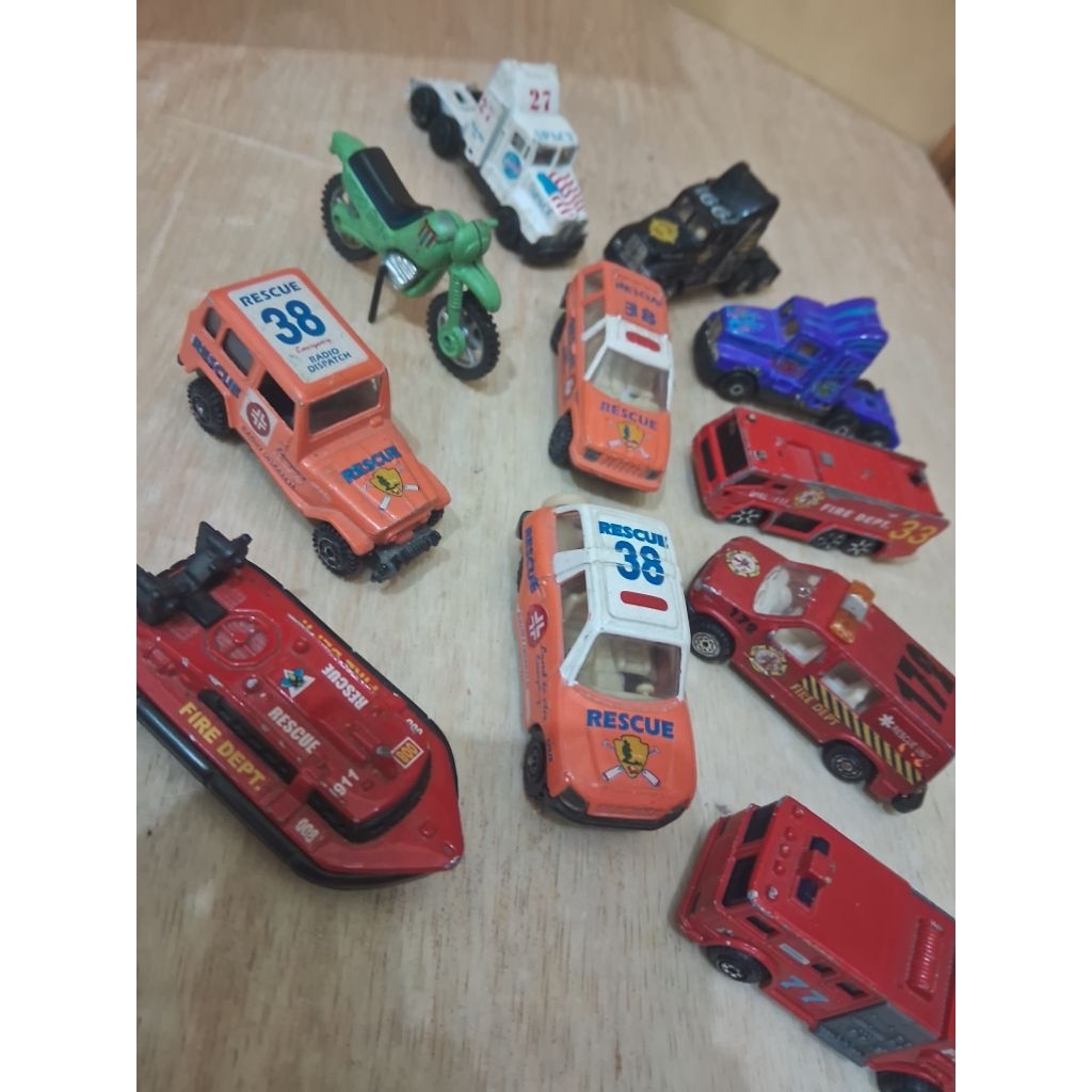 Diecast Street Machine Fire Rescue Radio Mainan Pro Engine Pioneer Truck Kenworth T-600 Jadul