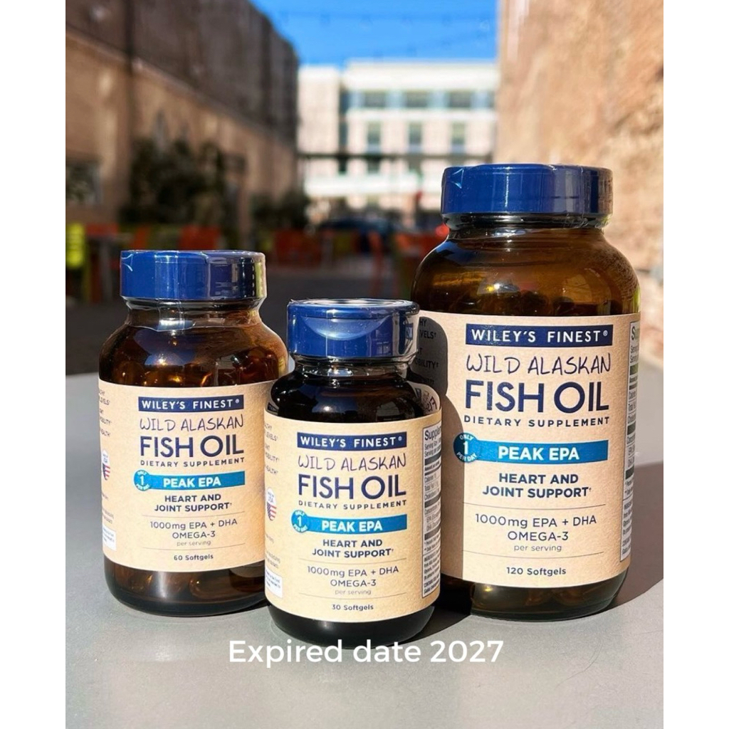 Wileys Finest Fish Oil Wileys Finest Wild Alaskan Fish Oil Peak EPA