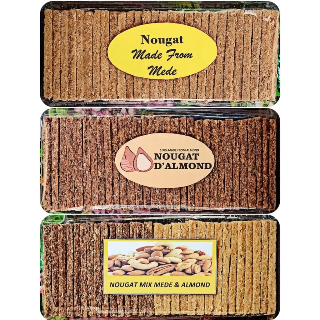 NOUGAT BAHAN KACANG MEDE & ALMOND 225gr