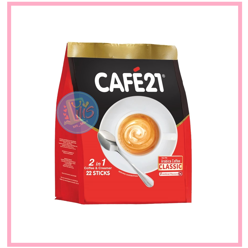 

Kopi arabica CAFE21 2 in1 classic original 22 sachet