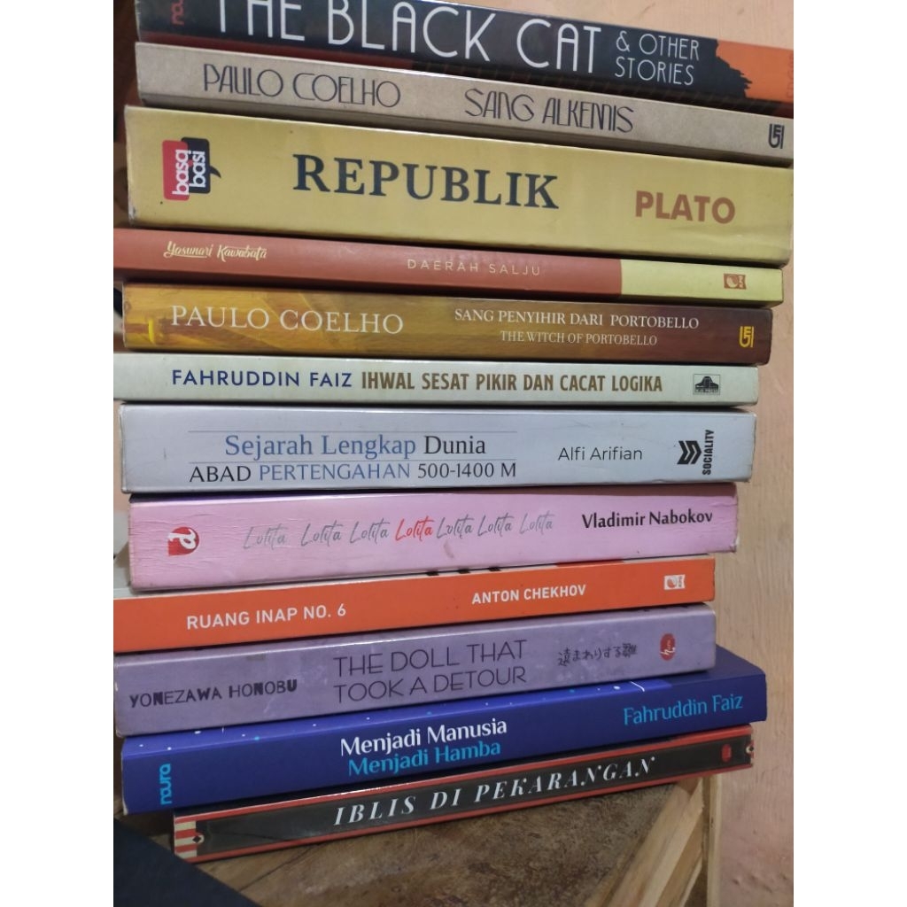 Novel Ori Murah Preloved Gramedia Haru Klasik Sastra Misteri Romance Cacat Logika Sastra Klasik Popu