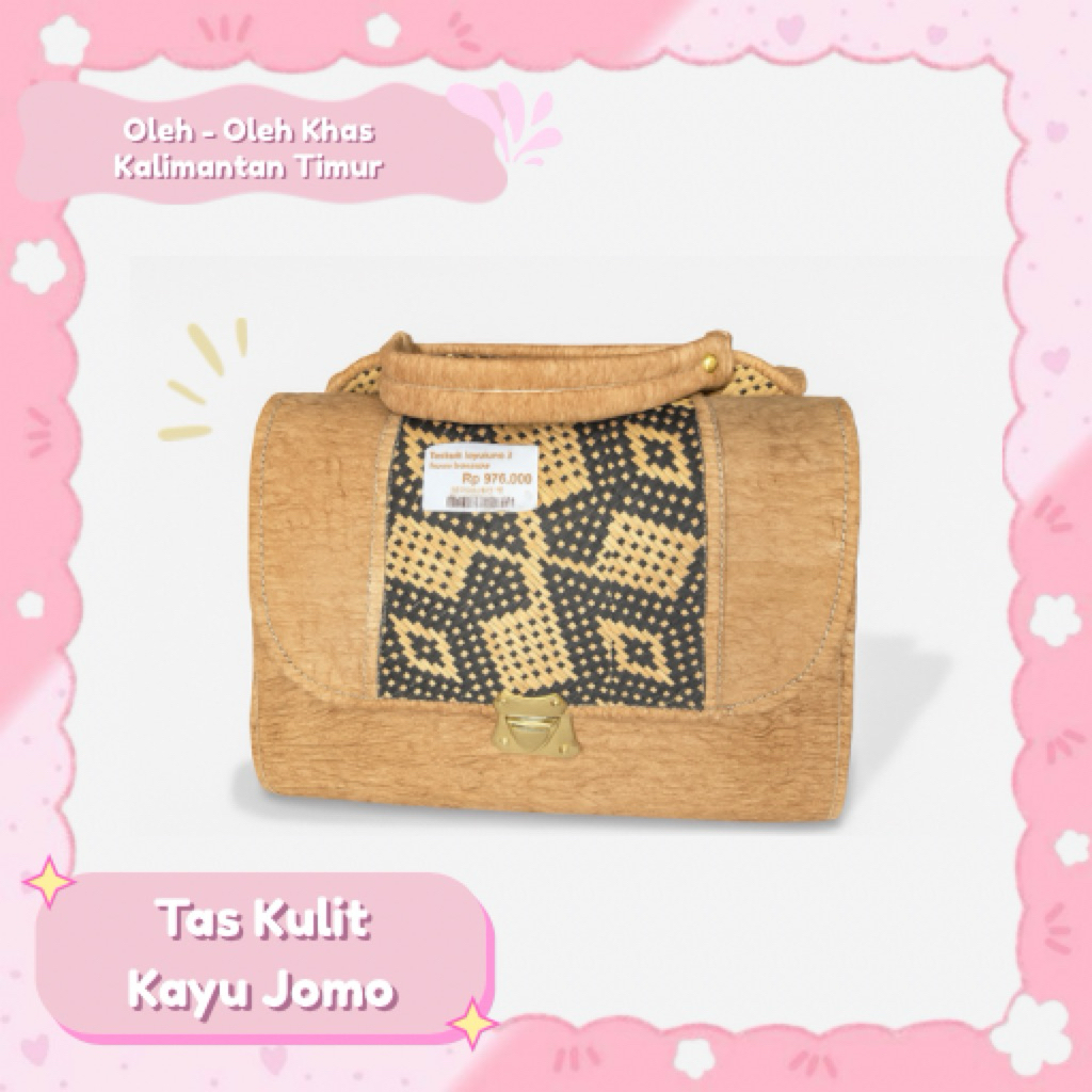TAS KULIT KAYU JOMO - Khas Kalimantan Timur