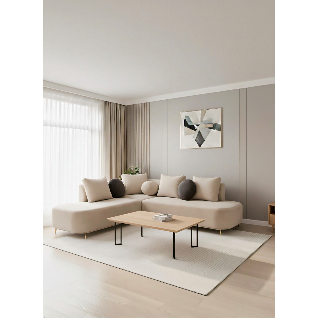 SOFA L ROSA - SOFA SUDUT MINIMALIS - SOFA MINIMALIS - GRATIS ONGKIR WILAYAH  ANDAR LAMPUNG