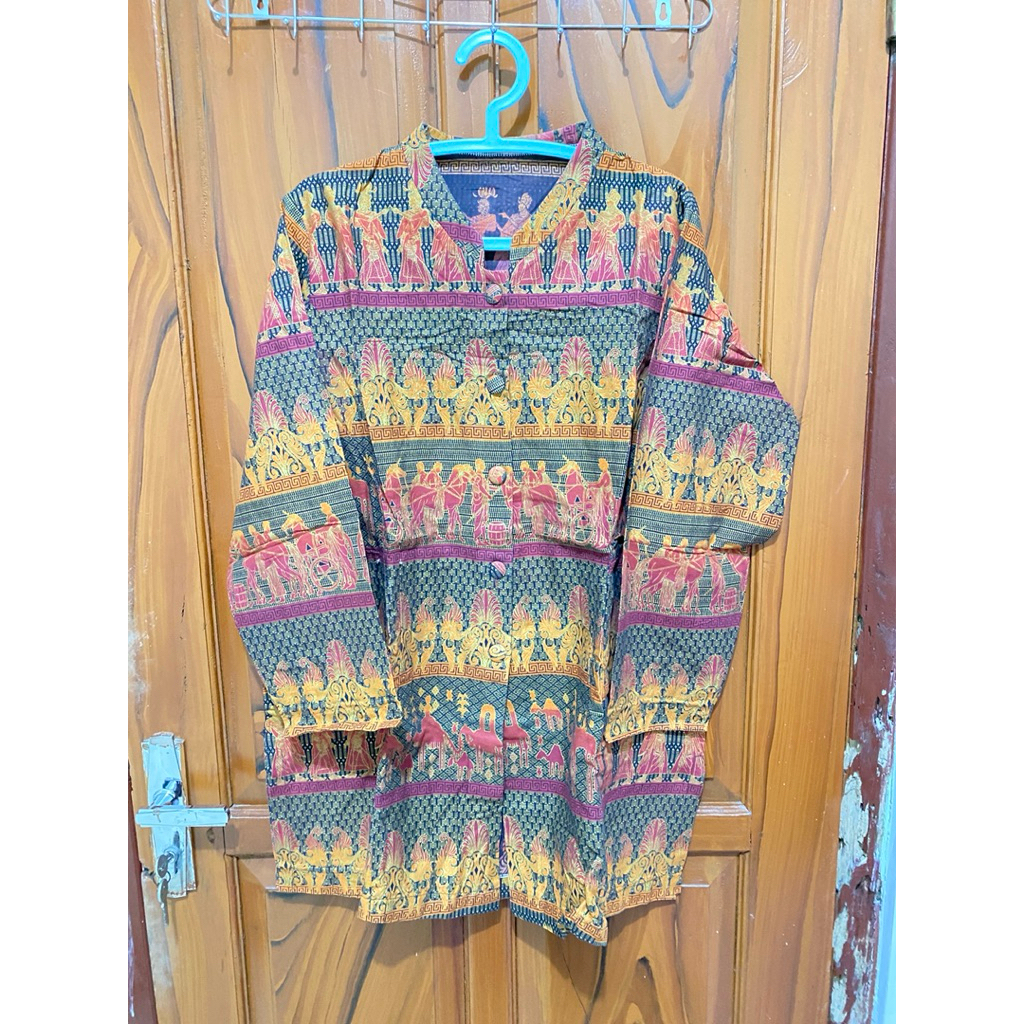 Kemeja Batik Wanita Jumbo