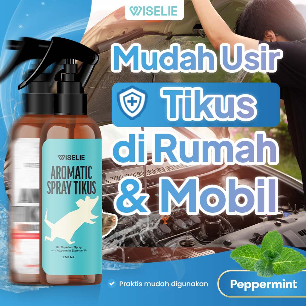 Wiselie Semprotan Pengusir Tikus Alami Obat Pengusir Anti Tikus Ampuh 100%