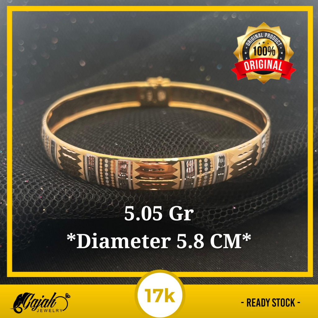 Gelang Emas 17K 5.05 Gram Toko Emas Gajah Online Salatiga 7827