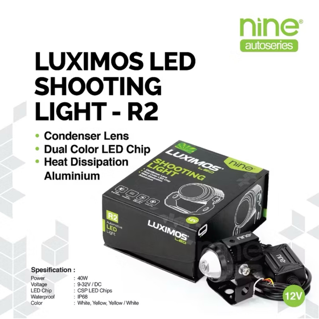 LUXIMOS R2 Lampu Tembak 40W LED Mini Laser