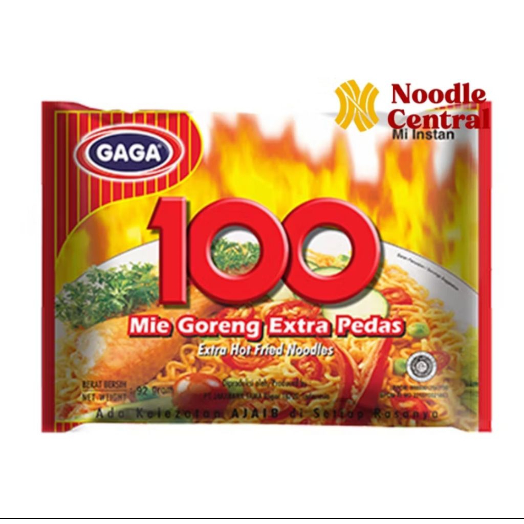 

Gaga 100 l Indomie goreng gaga extra pedas