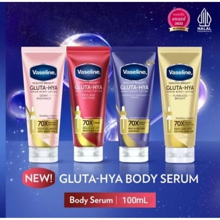 VASELINE GLUTA-HYA BODY SERUM 100ML