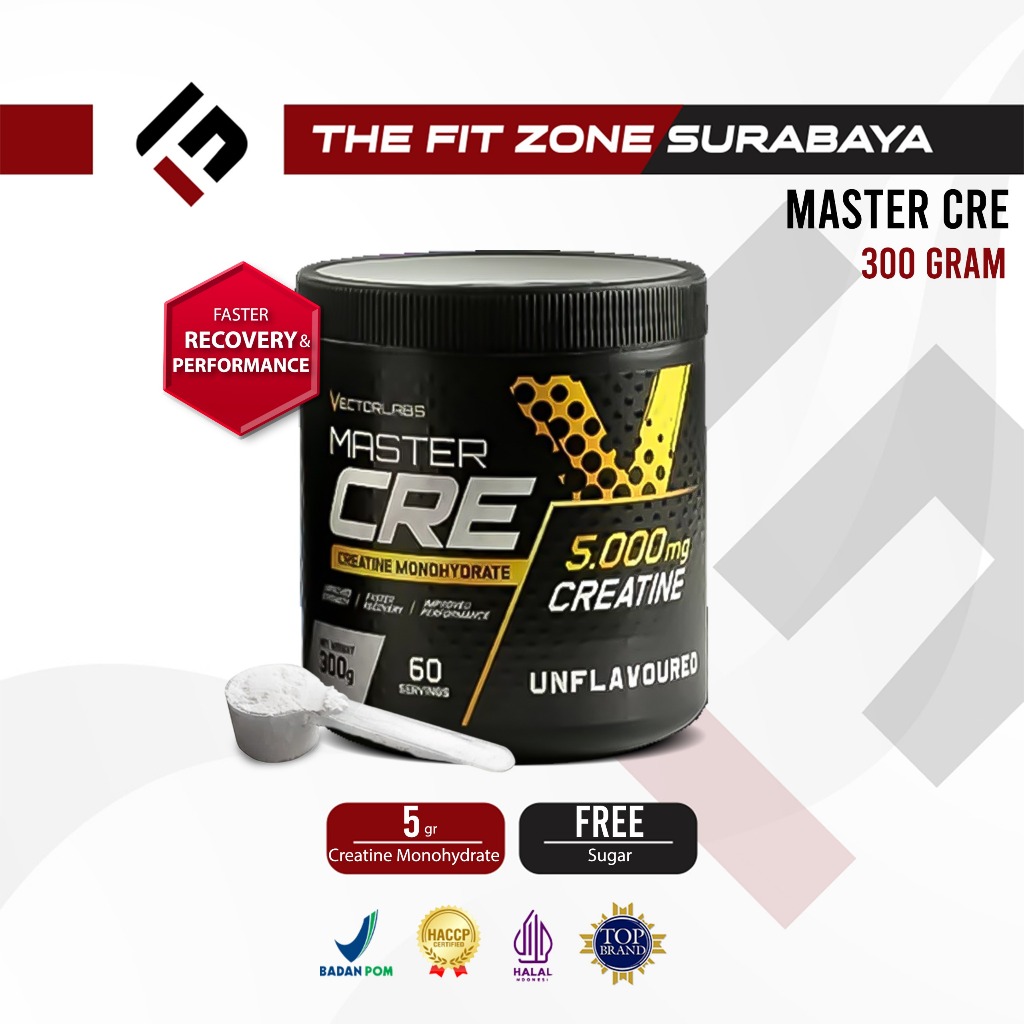 VECTORLABS Master CRE 300 Gram Supplement Fitness Creatine Monohydrate
