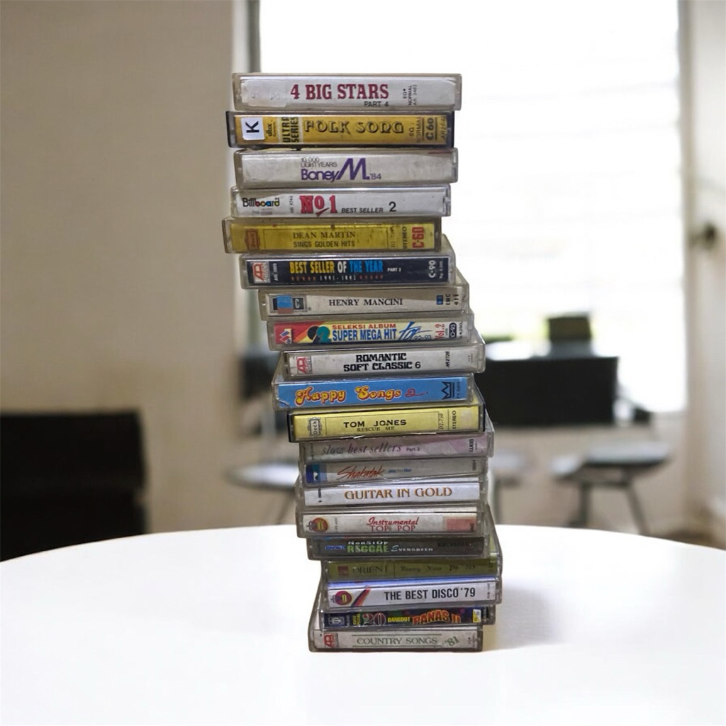 Kaset Pita TERMURAH Original Vintage Koleksi – Boney M, Dean Martin, Tom Jones, Henry Mancini, Disco