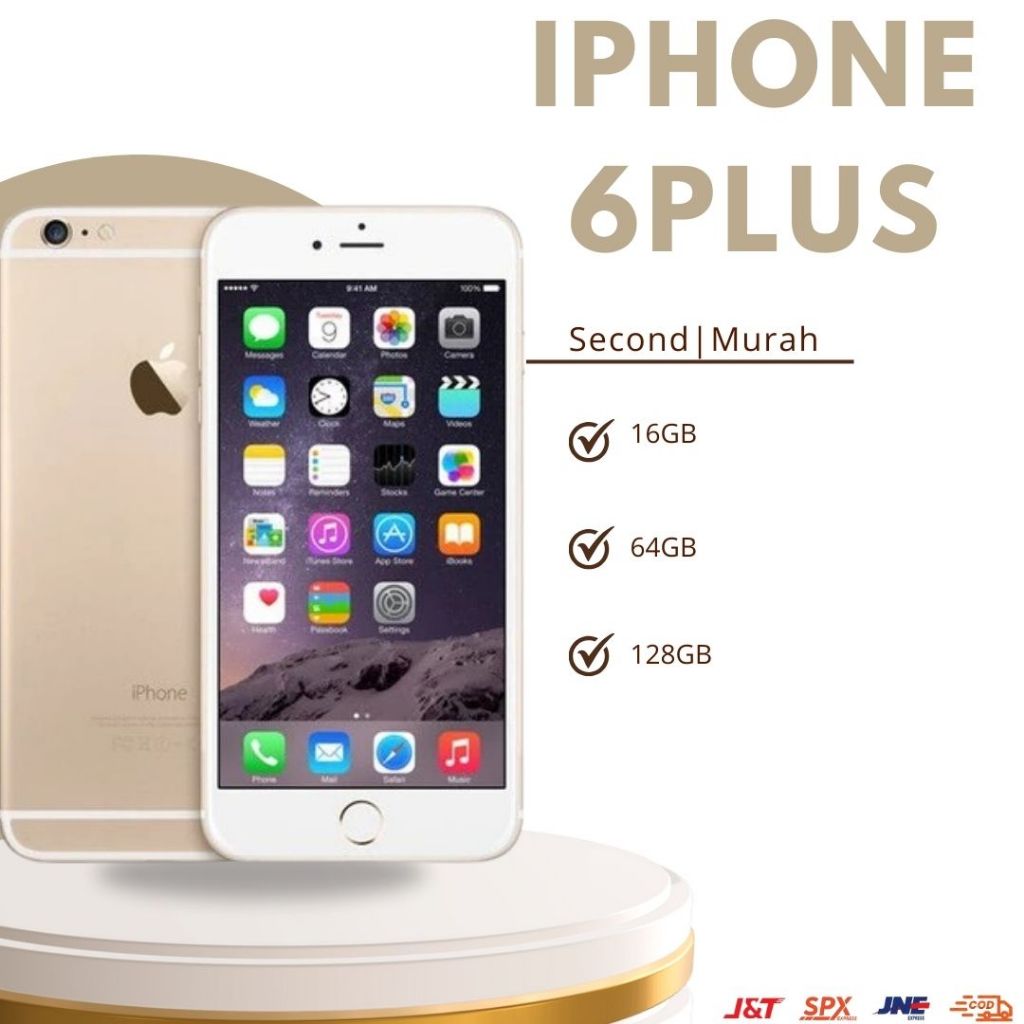 HP IPHONE 6 PLUS MURAH SECOND DAN BERKUALITAS || BARANG BEKAS PEMAKAIAN WIFI ONLY