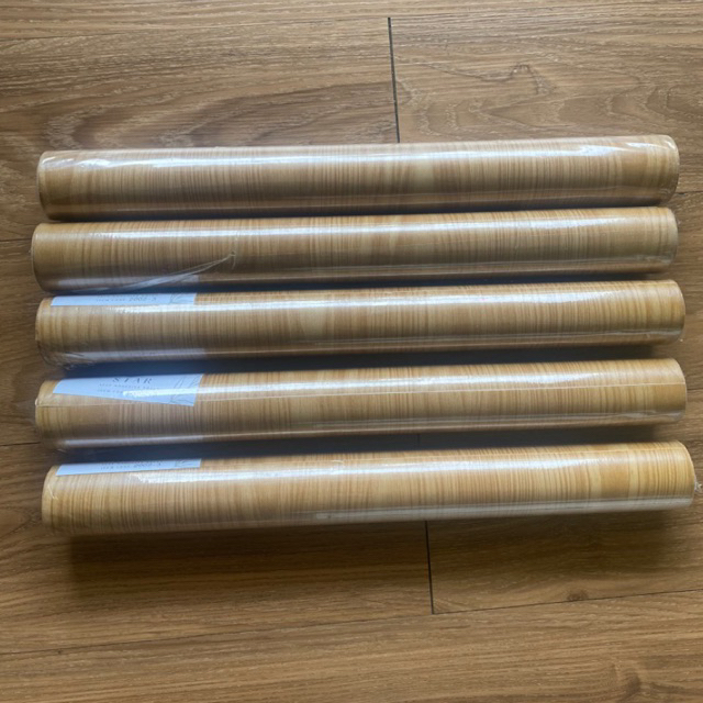 Wall sticker motif kayu