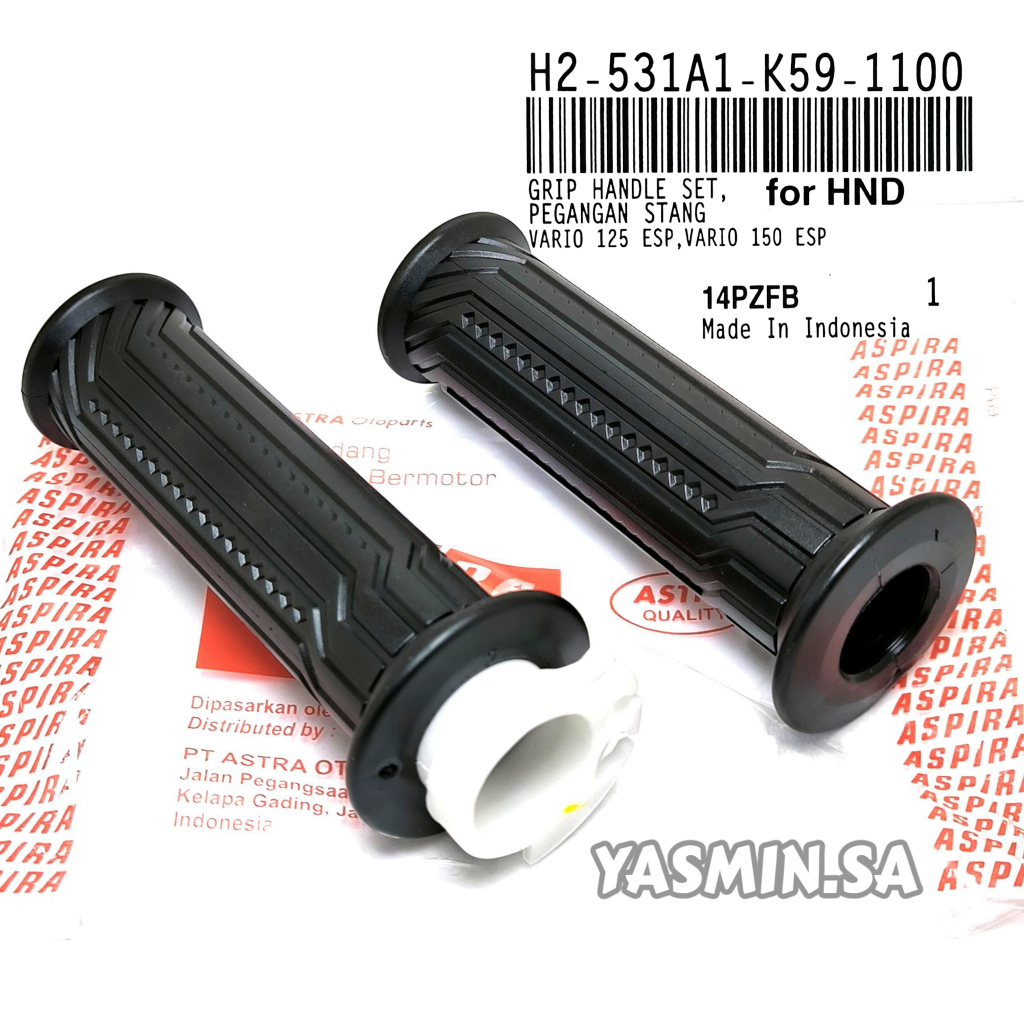 Handfat Handgrip Karet Pegangan Tangan Vario 125 150 Genio Beat Deluxe Street Led Original Aspira