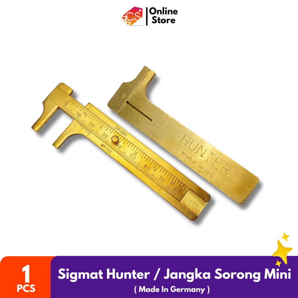 Sigmat Mini HUNTER / Jangka Sorong mini kuningan