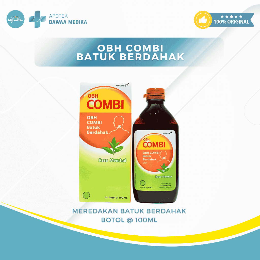OBH Combi Gepeng Batuk Berdahak 100 ml / OBH Combi Batuk Berdahak