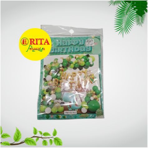 Balon Ulang Tahun Motif Dinosaurus / Dekorasi Ulang Tahun