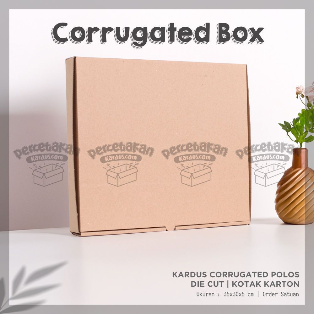 

Kardus Corrugated 35x30x5 CM | Die Cut | Kotak Karton | Box Packing Souvenir Pizza