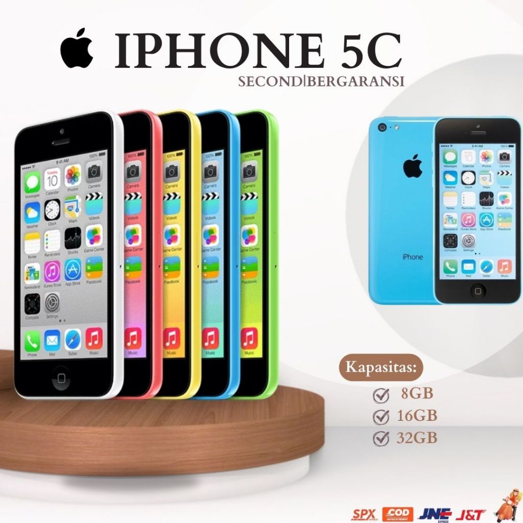 HP IPHONE 5C SECOND MURAH BERKUALITAS  | HANDPHONE SECOND DENGAN HARGA TERJANGKAU