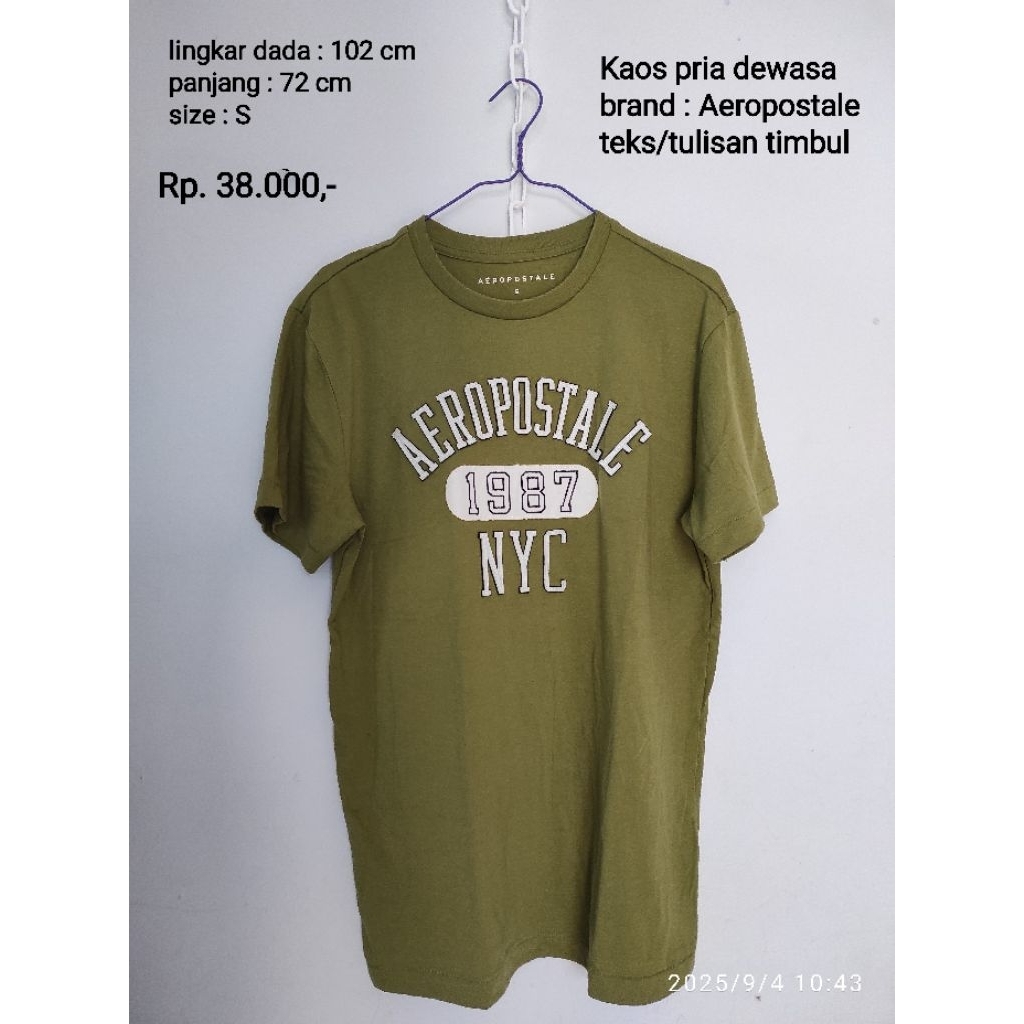 Kaos pria dewasa "Aeropostale"