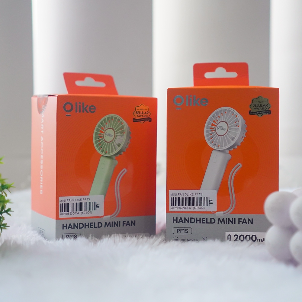 OLIKE KIPAS ANGIN PORTABLE KIPAS MINI PF1S 2000MAH
