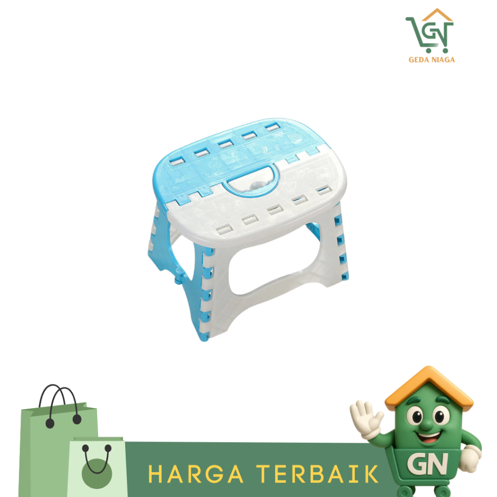 Kursi Lipat Mini l Bangku Lipat Anak Portable Kursi Belajar Anak & Dewasa