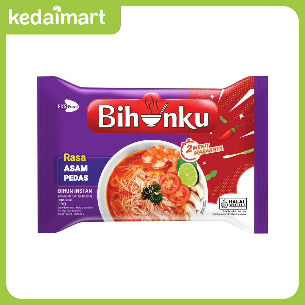 

Bihunku Bihun Instan Asam Pedas Pcs