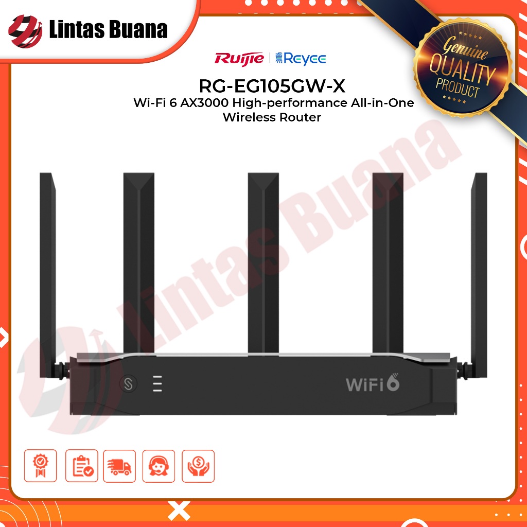 Router Gateway RG-EG105GW-X Wi-Fi 6 AX3000 Wireless Router EG 105 GWX