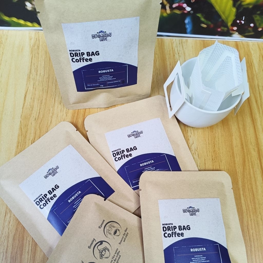 

Scandkopi ROBUSTA TORAJA Kopi Dripbag 12g Kopi Instan Sachet Kopi Drip Paper Manual Brew Japan Styl
